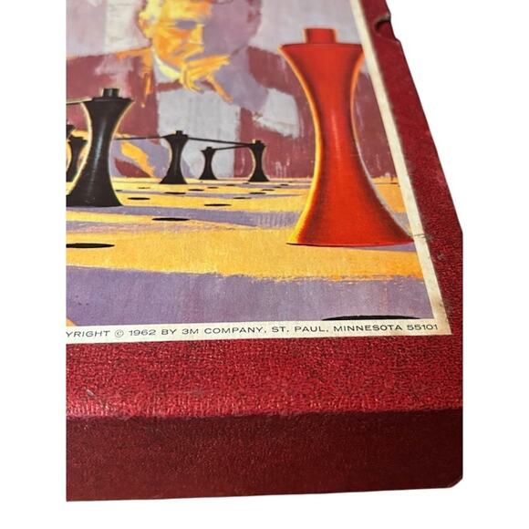 Vintage TWIXT 3M Bookshelf Board Game Ingenious Strategy Game 1962 - Picture 8 of 8